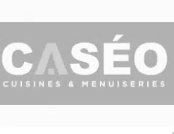 logo Caséo noir et blanc