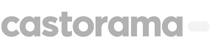 logo Castorama noir et blanc