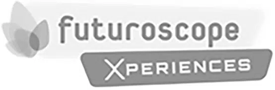 logo Futuroscope noir et blanc