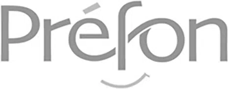 logo Préfon noir et blanc